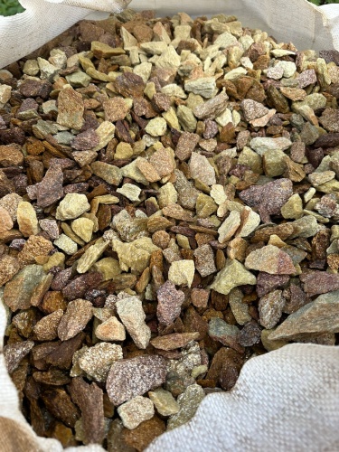 Златолит персиковый декоративная каменная крошка купить в Калужской области