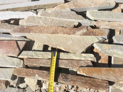 Горбушка златолит золотистый для облицовки купить в Калужской области