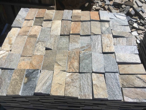 Плитка пилёная златолит Уральский для цоколя, отмостки купить в Калужской области