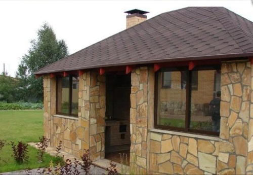 Плитняк златолит жёлтый для фасада 1,5-3 см купить в Калужской области