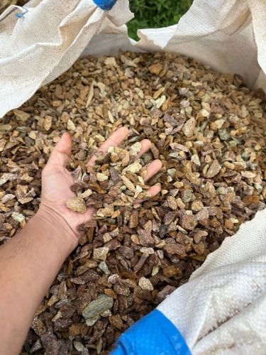 Златолит персиковый декоративная каменная крошка купить в Калужской области