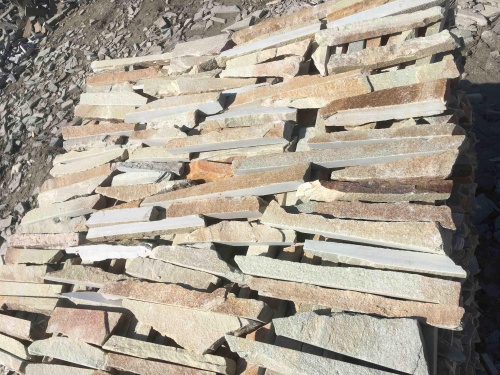 Горбушка златолит золотистый для облицовки купить в Калужской области