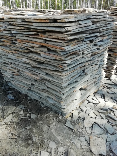 Плитняк златолит Уральский для цоколя, отмостки купить в Калужской области